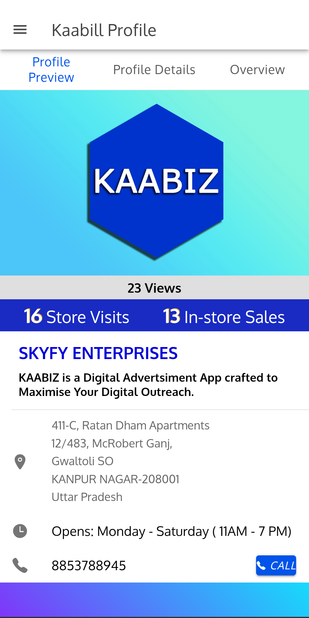 KAABIZ Screen 2